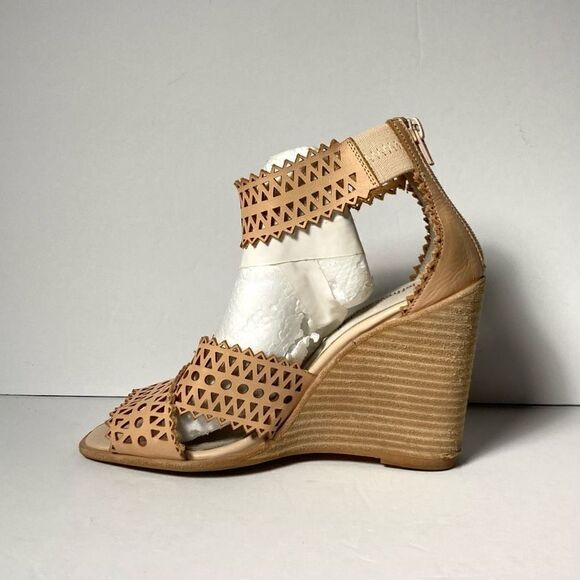 Jeffery Campbell Besante Strappy Wedges Size 7.5 - Picture 5 of 8